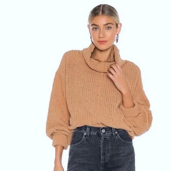 Free People Be Yours Cowl Neck Sweater